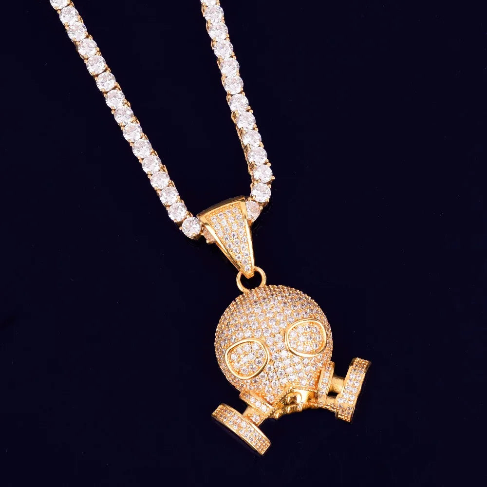Bling "Gas Mask" Pendant
