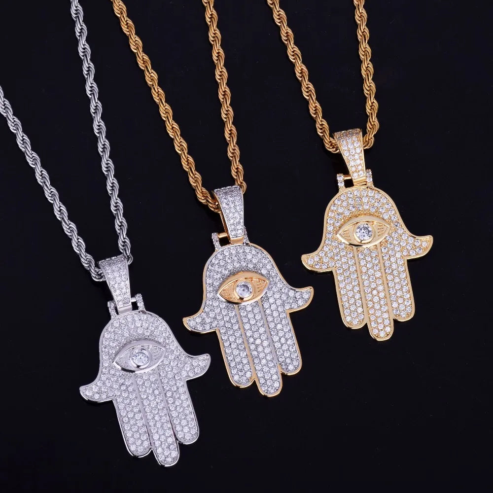 Bling "Hamsa Hand" Pendant