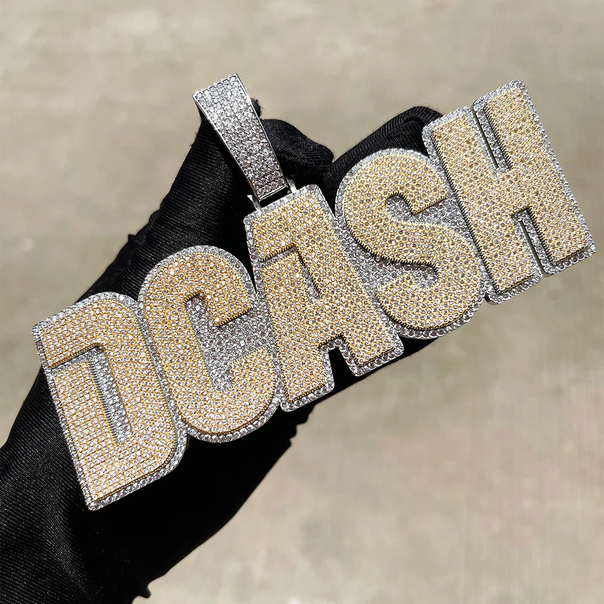 Bling "Cash" Custom Pendant