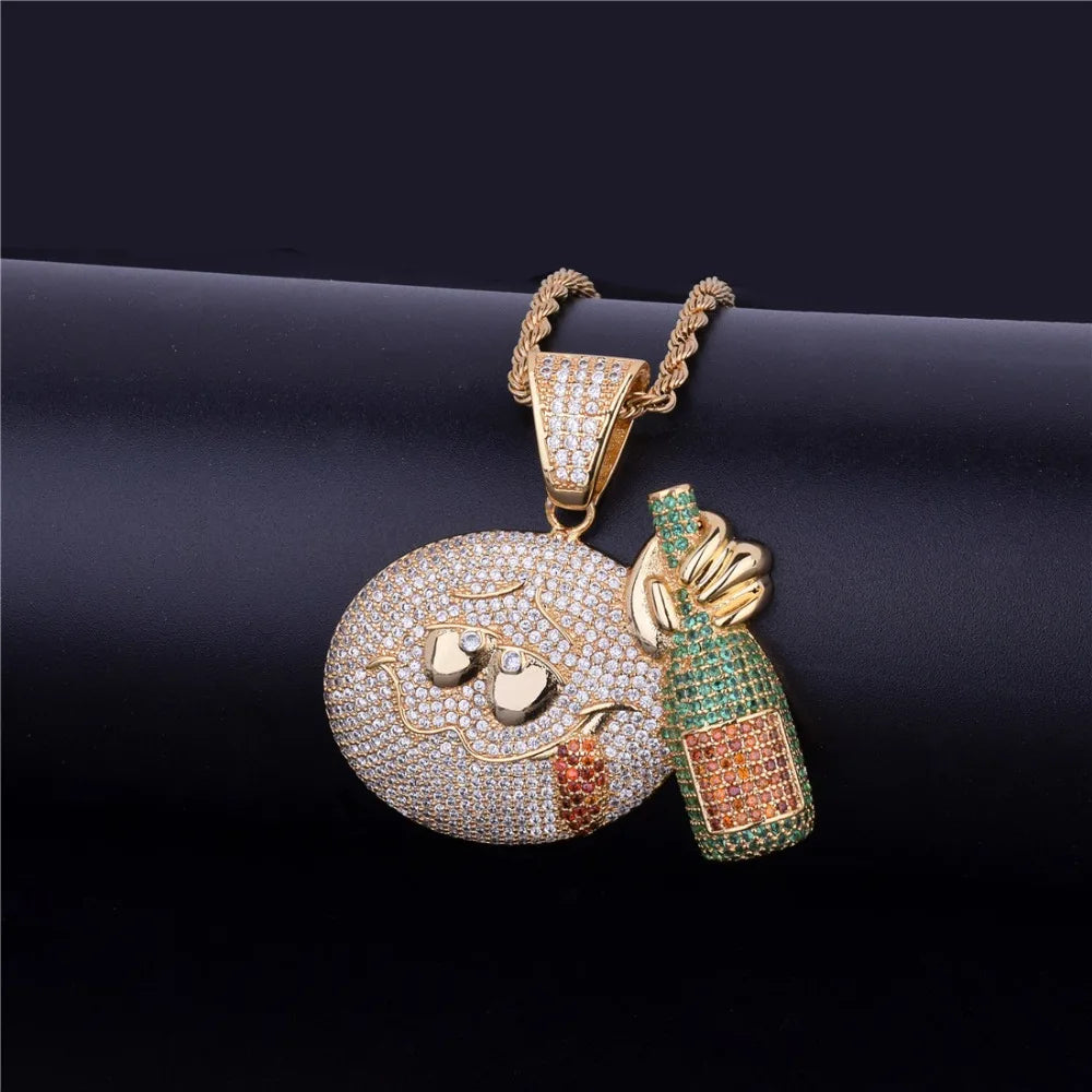Bling "Wasted" Pendant