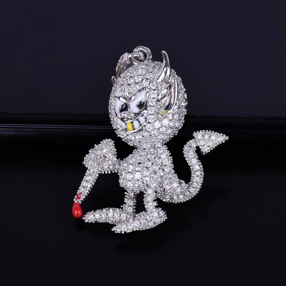 Bling "Demon" Pendant