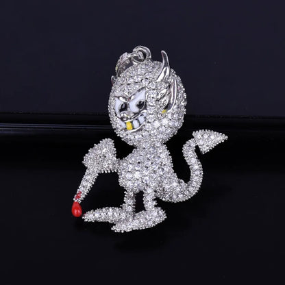Bling "Demon" Pendant