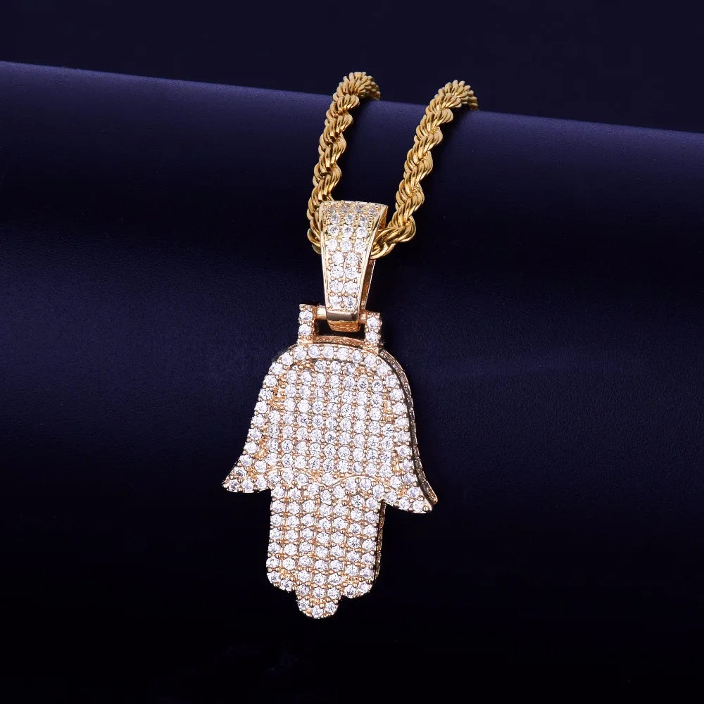 Bling "Hamsa Hand" Pendant III