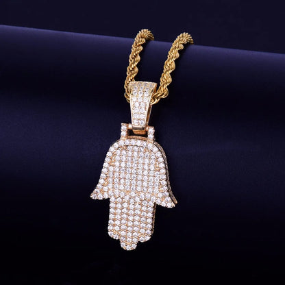 Bling "Hamsa Hand" Pendant III
