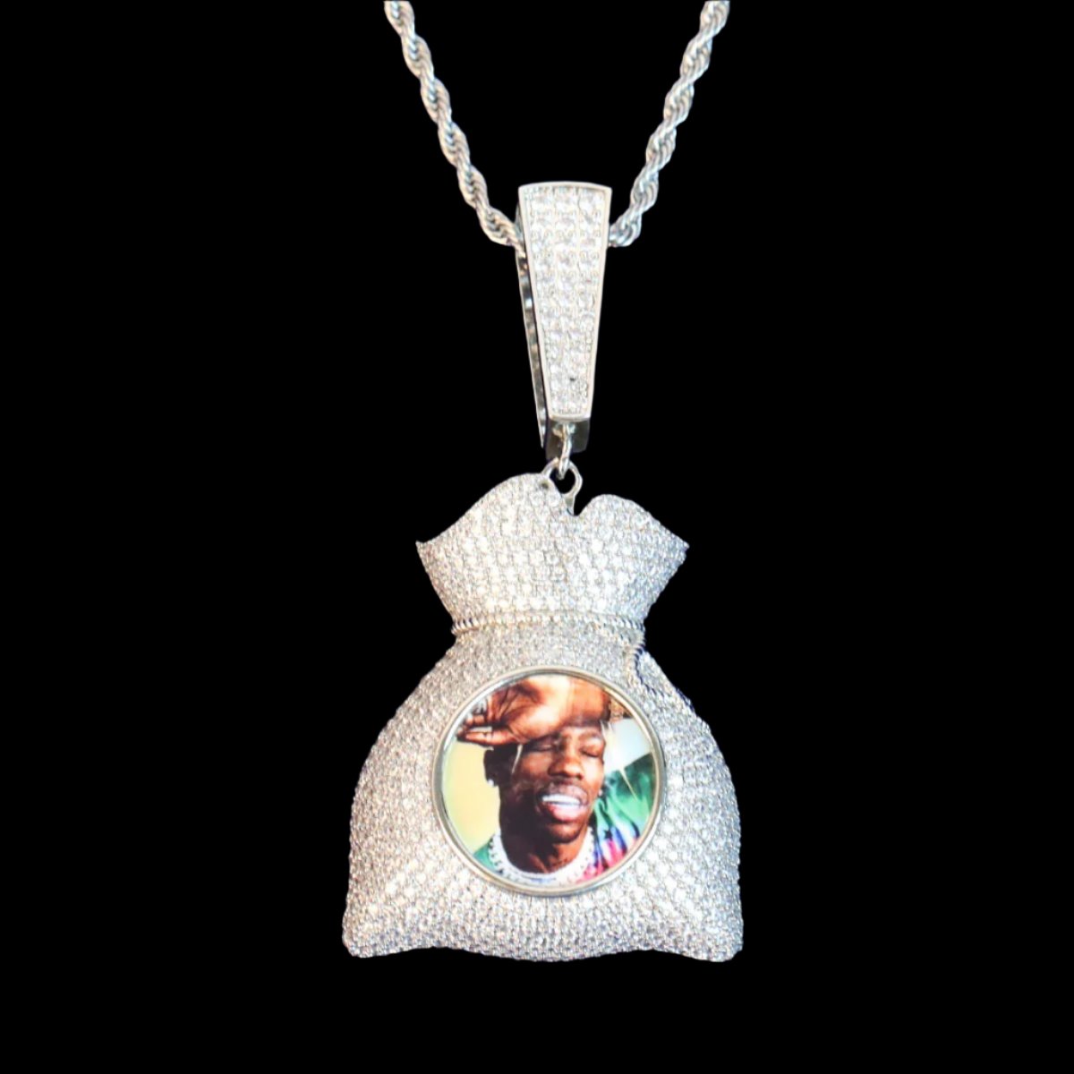 Bling "Money Bag" Custom Photo