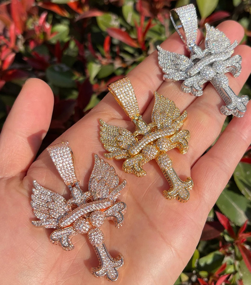 Bling "Cross" Pendant XVIII
