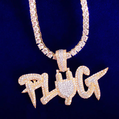 Bling "Plug" Pendant II