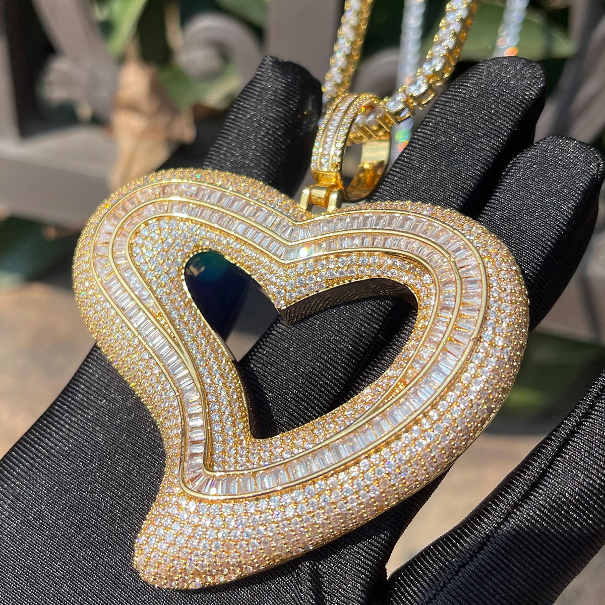 Bling "Big Heart" Pendant