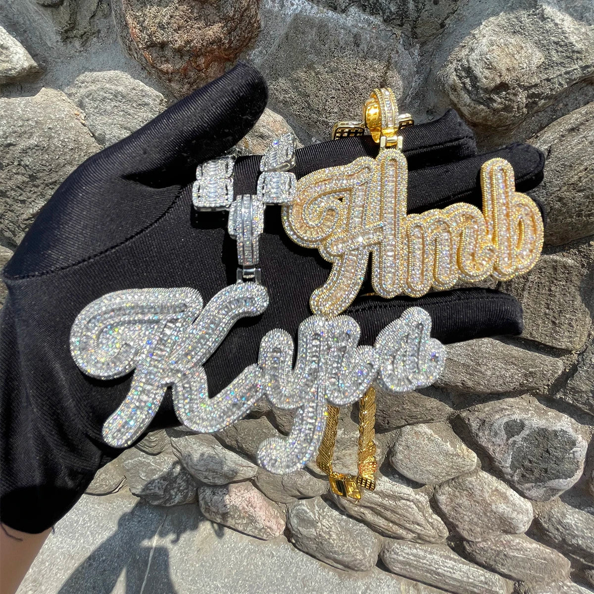 Bling "Baguettes" Custom Pendant III