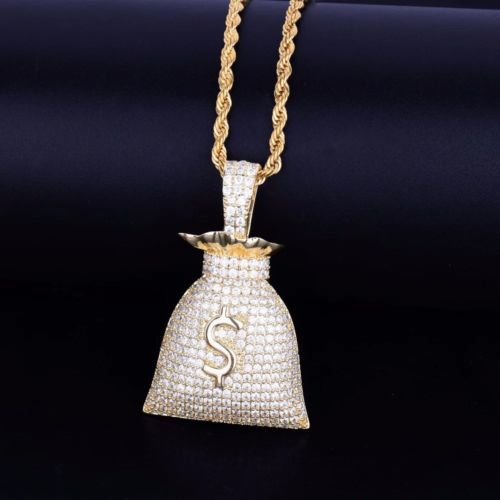 Bling "Money Bag" Pendant II