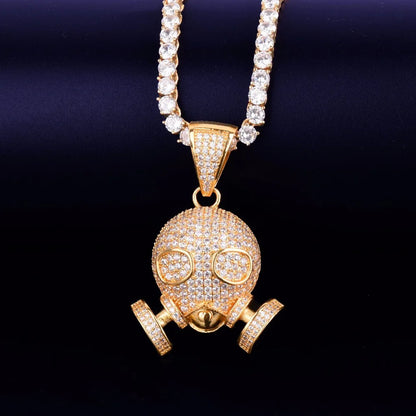 Bling "Gas Mask" Pendant