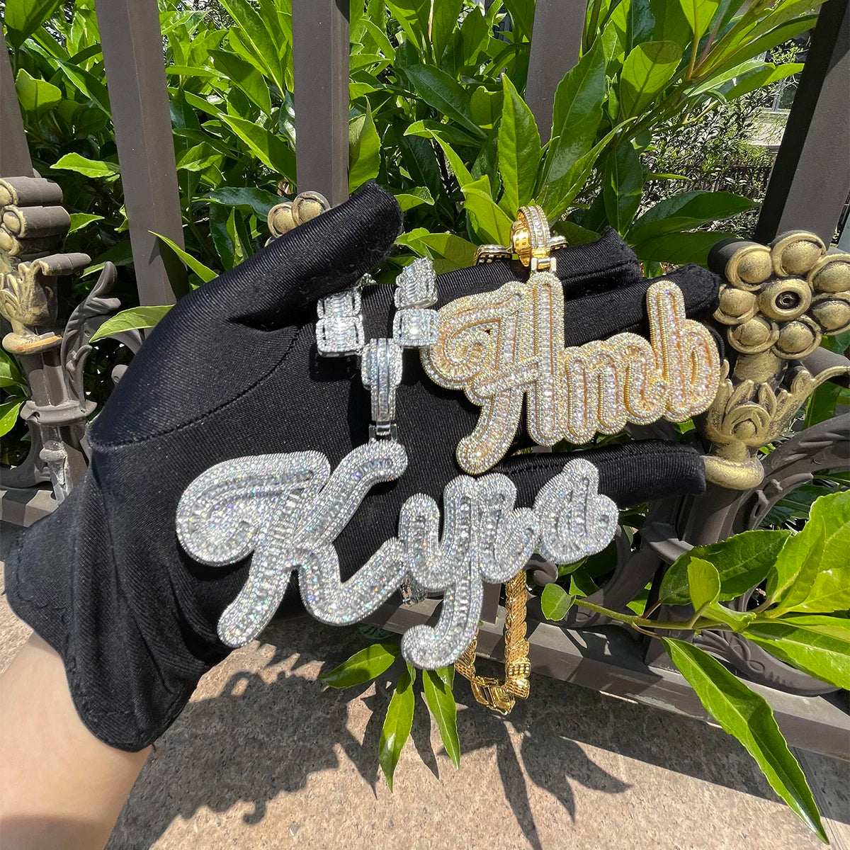 Bling "Baguettes" Custom Pendant III