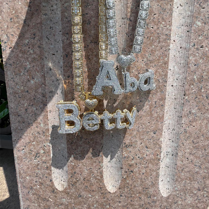 Bling "Love" Custom Pendant II