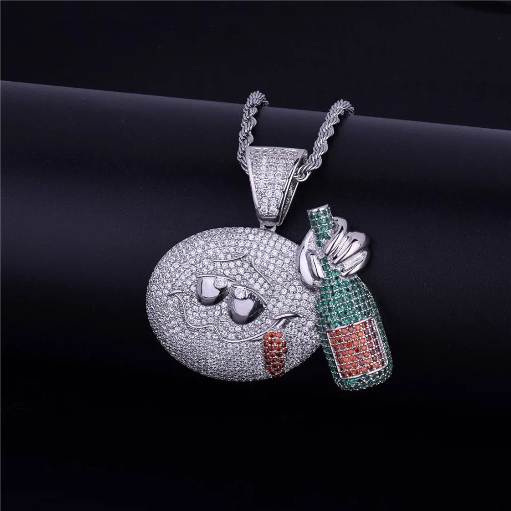 Bling "Wasted" Pendant