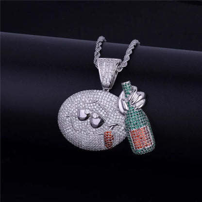 Bling "Wasted" Pendant