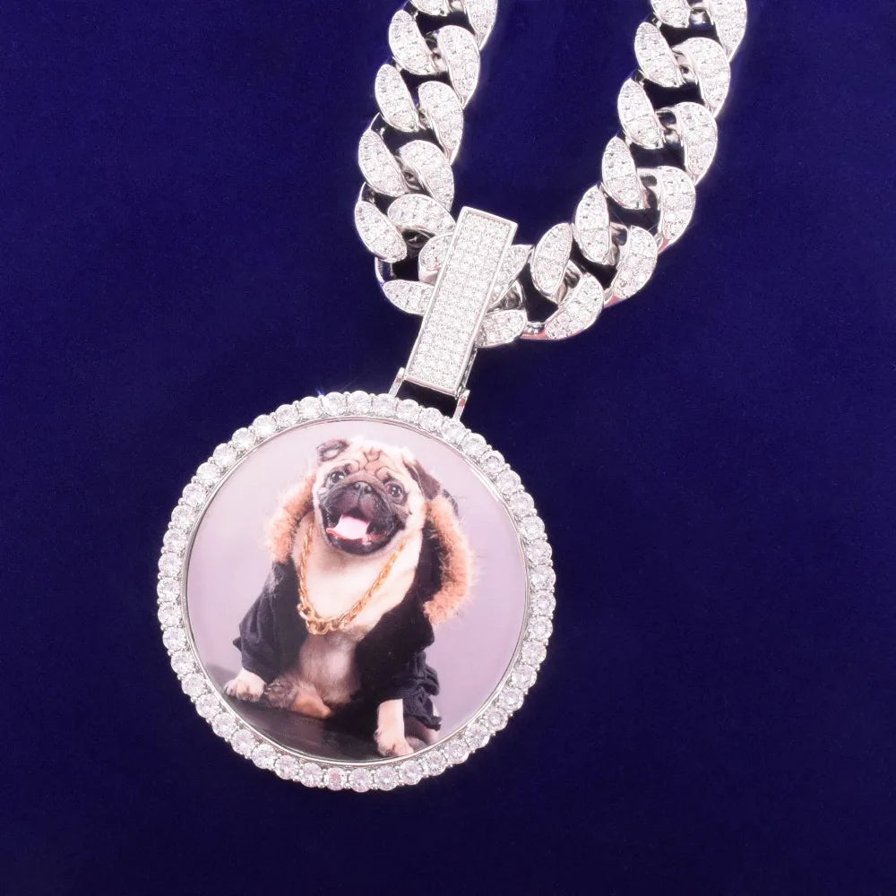 Bling "Medaillon" Custom Photo V