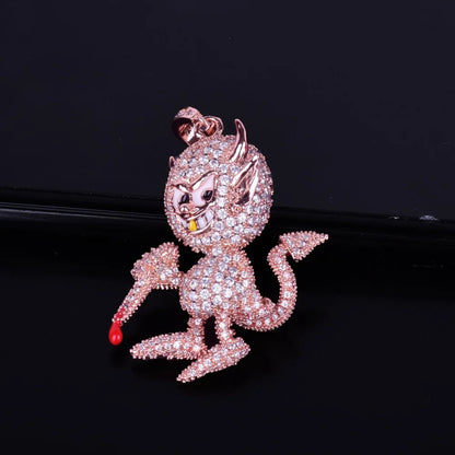 Bling "Demon" Pendant