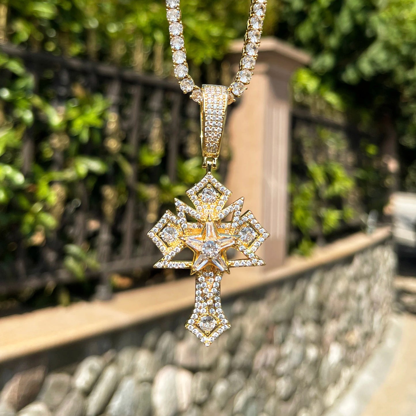 Bling "Gothic Cross" Pendant