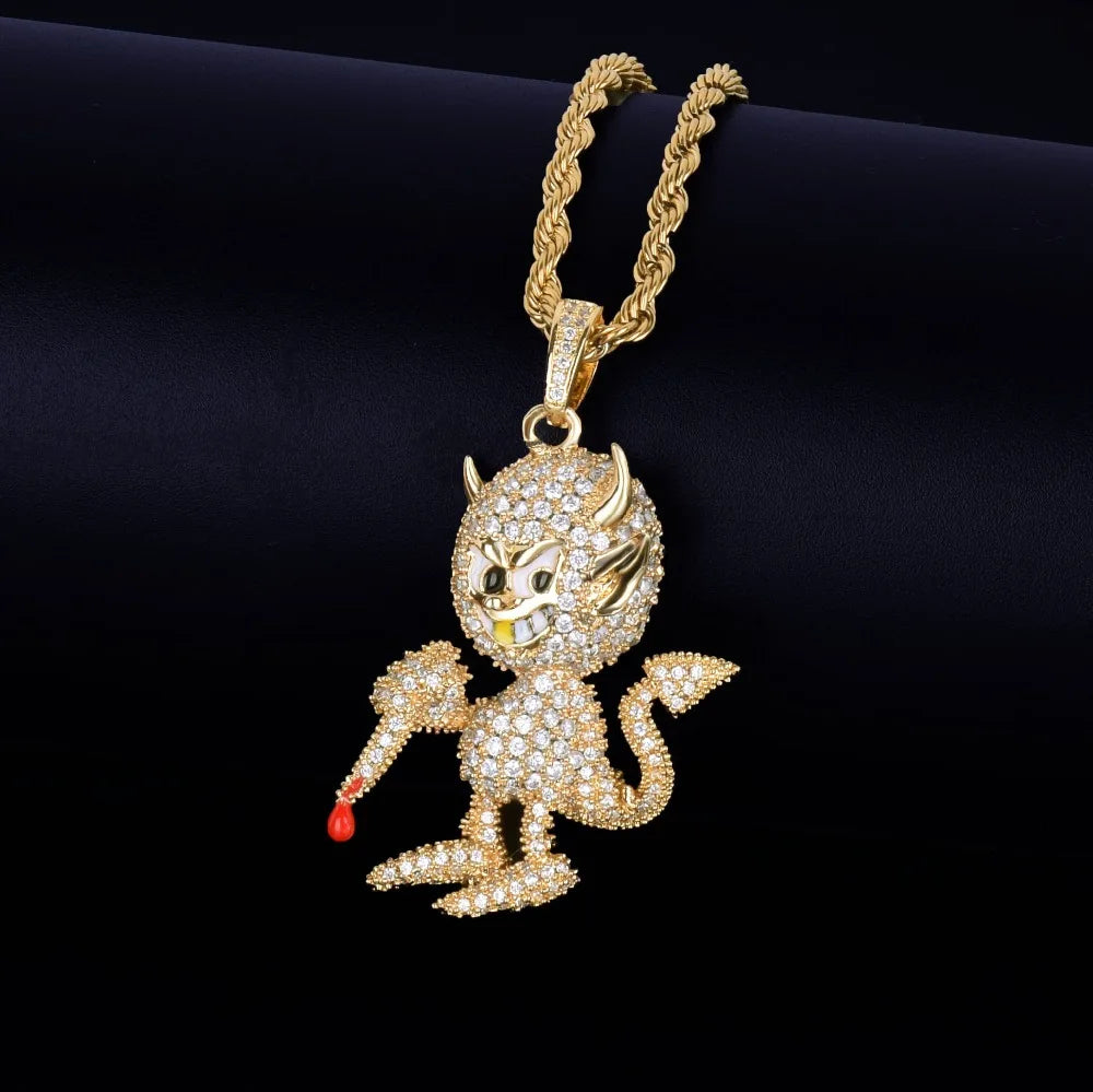 Bling "Demon" Pendant