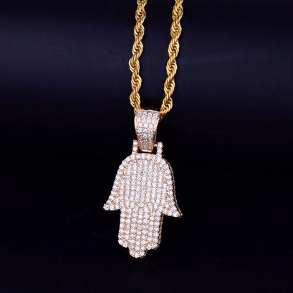 Bling "Hamsa Hand" Pendant III
