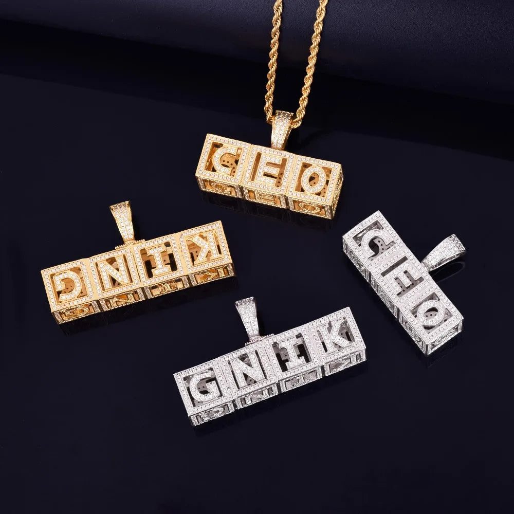 Bling "Bars" Custom Pendant