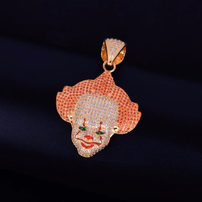 Bling "Joker Emoji" Pendant