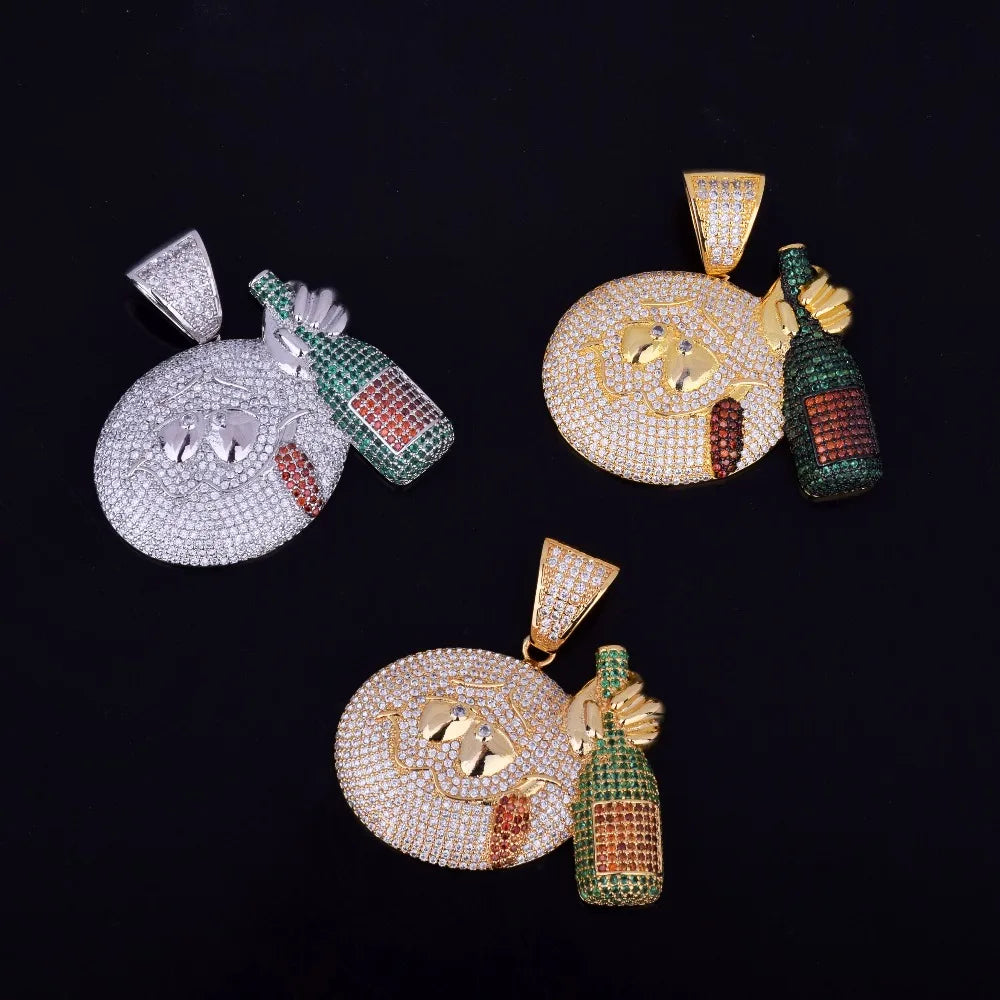 Bling "Wasted" Pendant