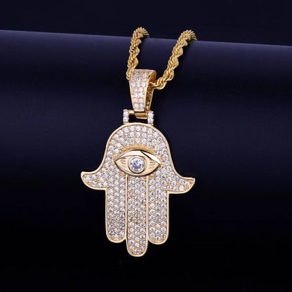 Bling "Hamsa Hand" Pendant