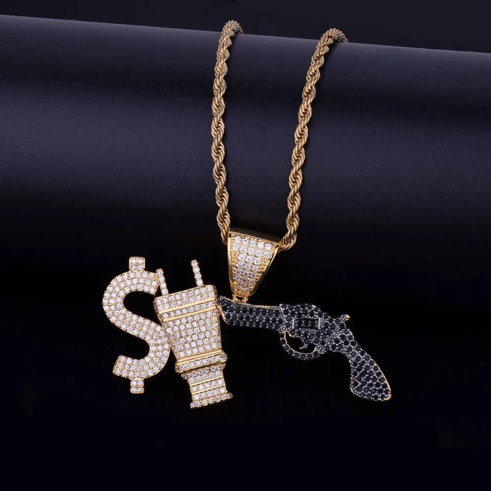 Bling "Hustler" Pendant II
