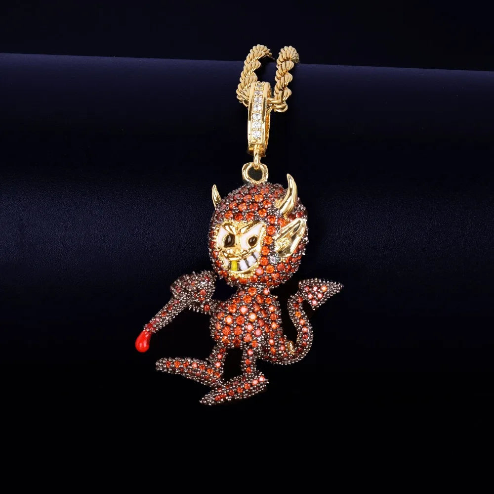 Bling "Demon" Pendant