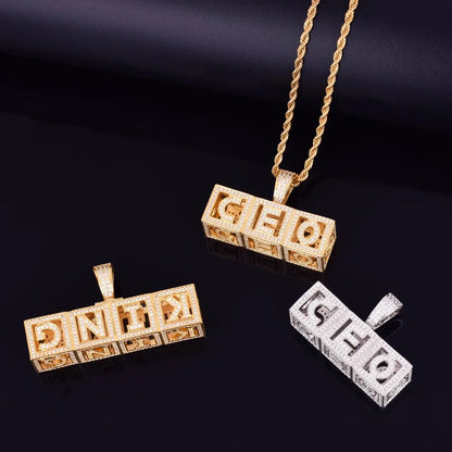 Bling "Bars" Custom Pendant