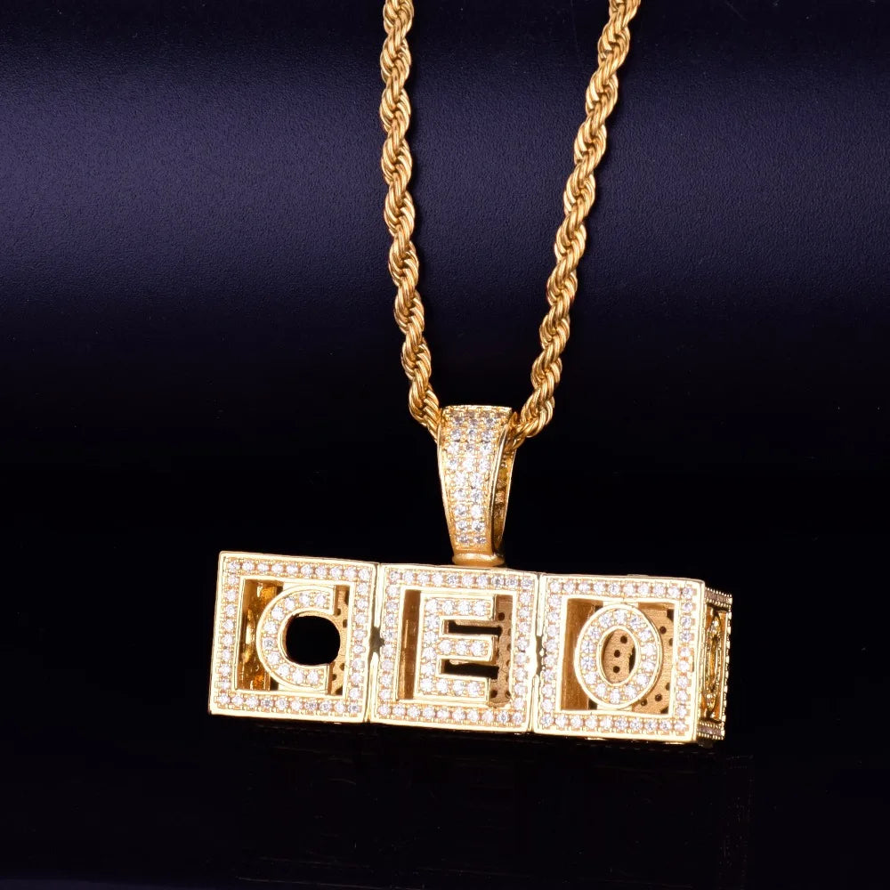 Bling "Bars" Custom Pendant