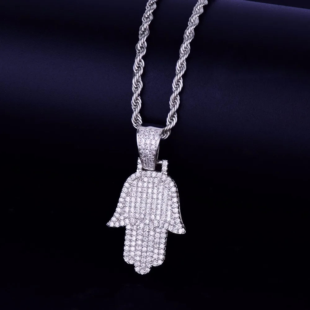Bling "Hamsa Hand" Pendant III