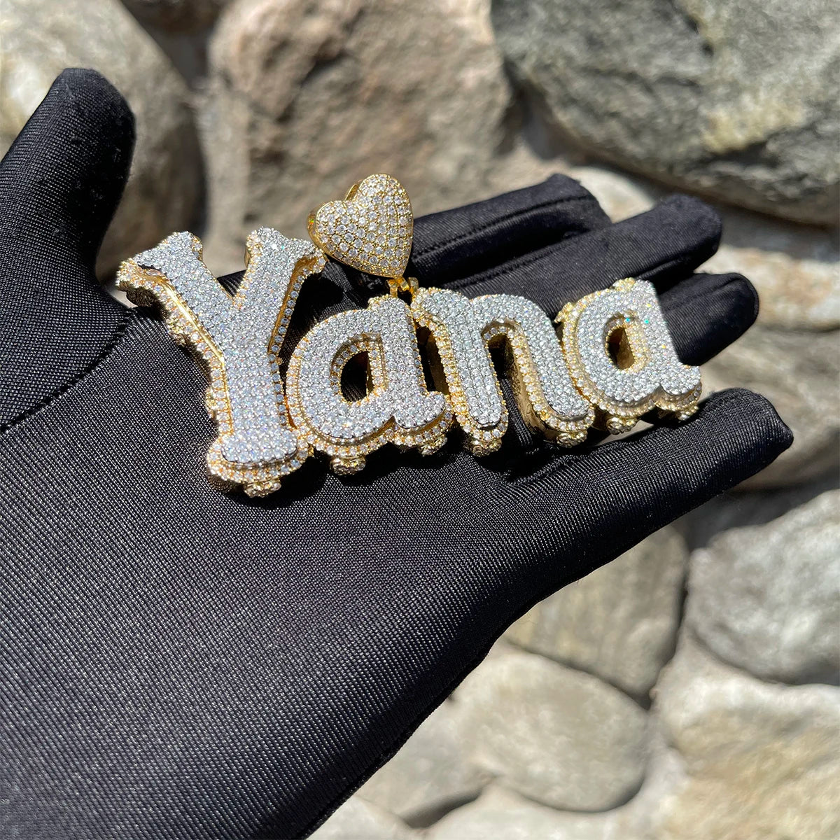 Bling "Love" Custom Pendant II