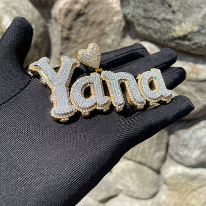 Bling "Love" Custom Pendant II