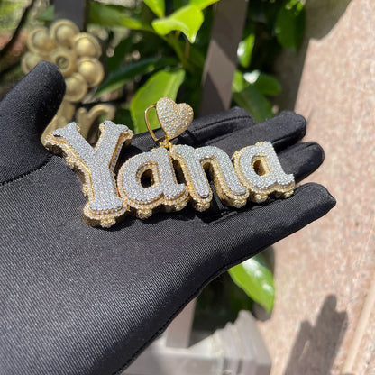 Bling "Love" Custom Pendant II