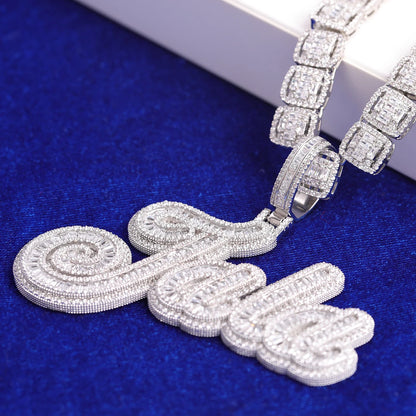 Bling "Baguettes" Custom Pendant III