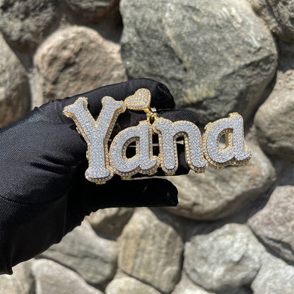 Bling "Love" Custom Pendant II