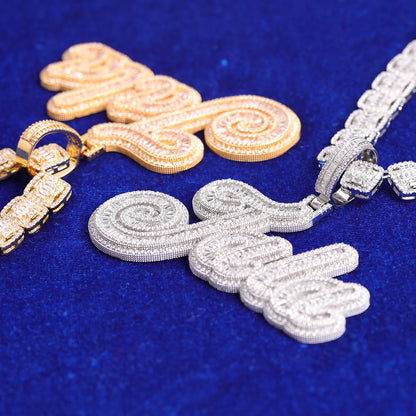 Bling "Baguettes" Custom Pendant III
