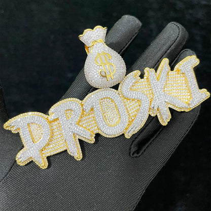 Bling "Money Bag" Custom Pendant IV