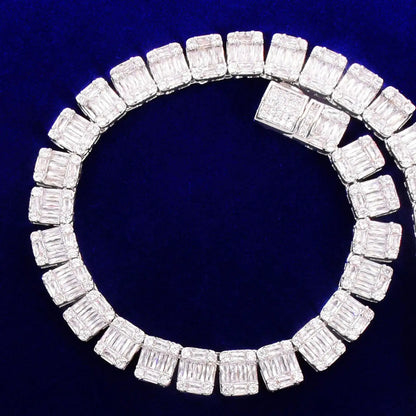 Bling Baguette Bracelet 9mm