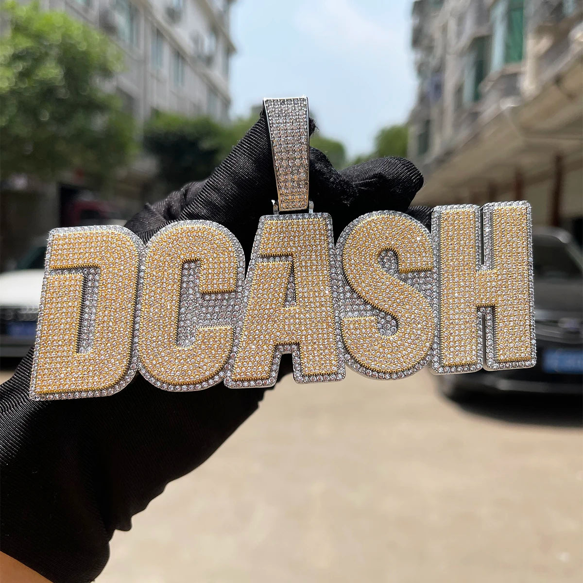 Bling "Cash" Custom Pendant