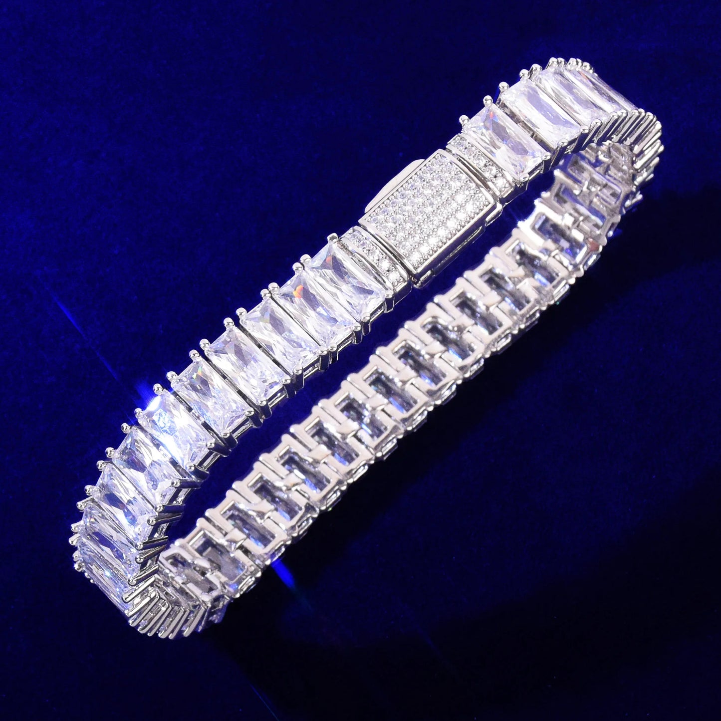 Bling Baguette Bracelet 14mm
