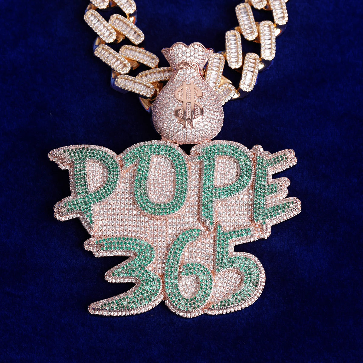 Bling "Money Bag" Custom Pendant V