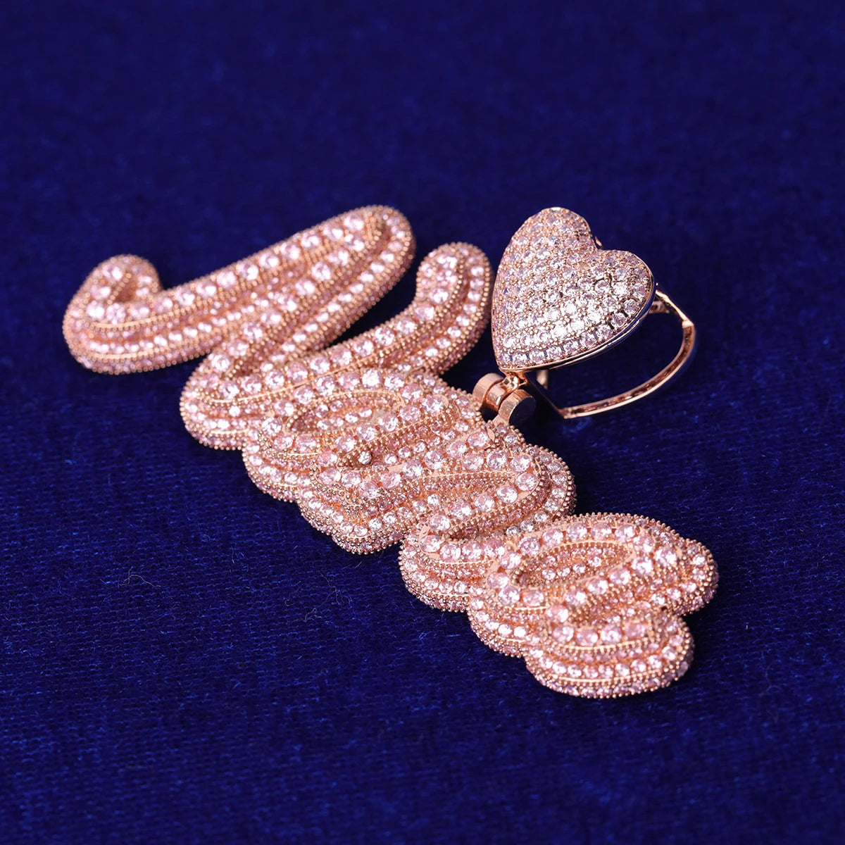 Bling "Amour" Custom Pendant
