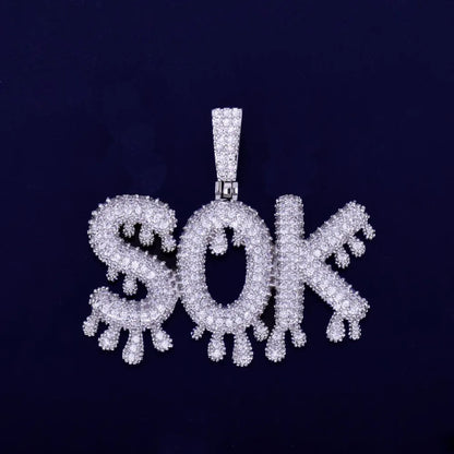 Bling "Juice" Custom Pendant