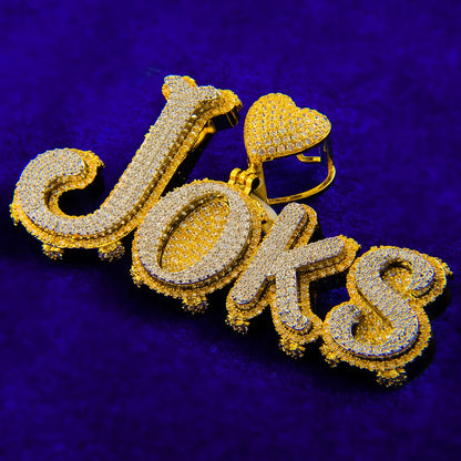 Bling "Love" Custom Pendant II