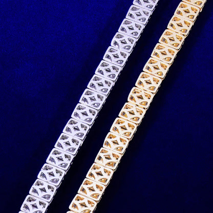 Bling Baguette Bracelet 9mm