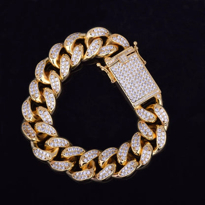Bling "Miami" Cuban Bracelet 22mm