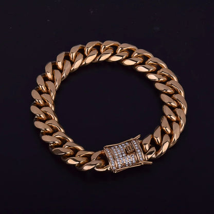Bling "Plain Cuban" Bracelet